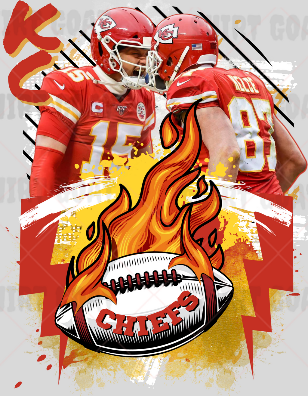 KC Chiefs,  PNG File Only - High-Quality Files
