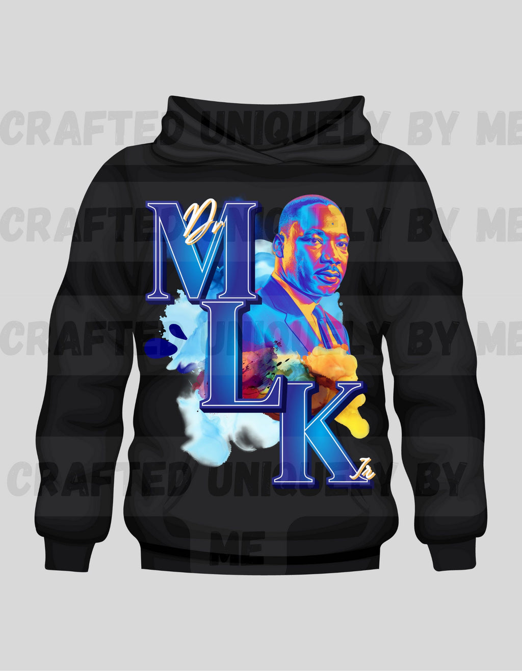 Black History png, MLK png, I am the dream, Martin Luther King Jr., Blue, sublimation design, instant download