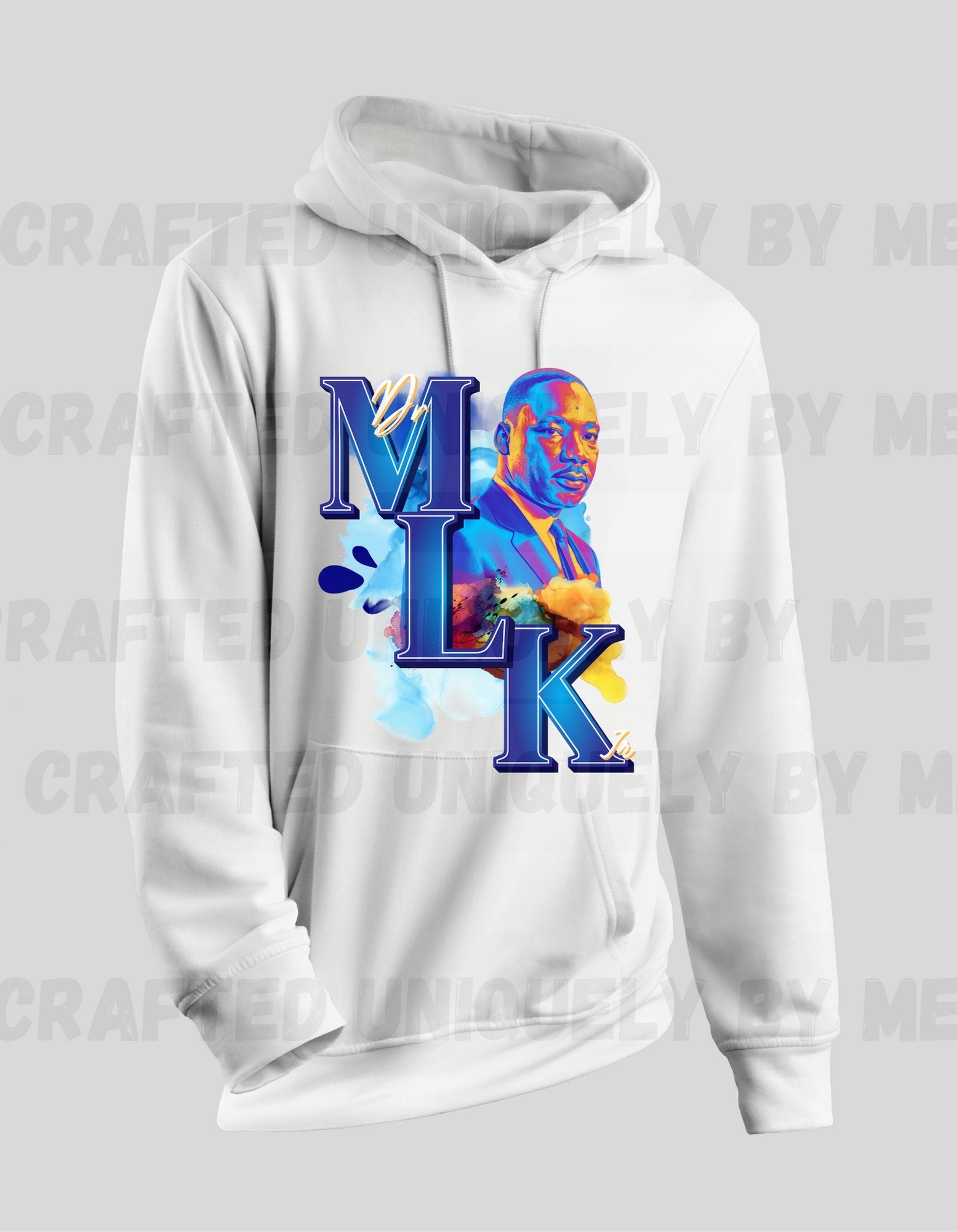 Black History png, MLK png, I am the dream, Martin Luther King Jr., Blue, sublimation design, instant download