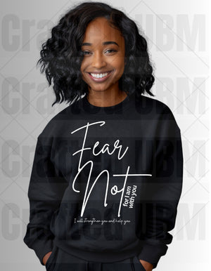 Fear Not Religious PNG - Inspirational Christian Design,  Isaiah 41-10