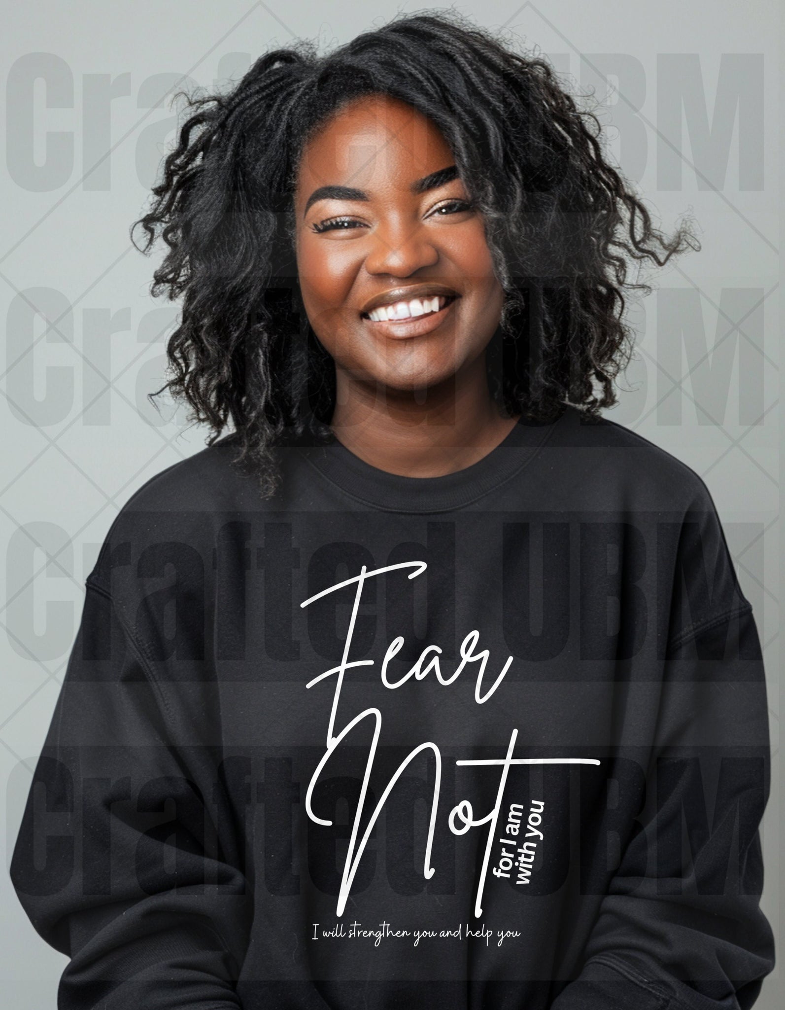 Fear Not Religious PNG - Inspirational Christian Design,  Isaiah 41-10