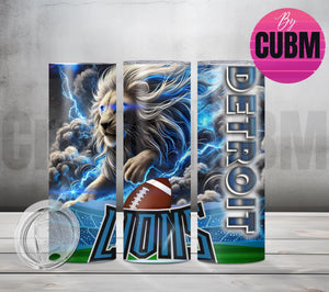 Lion 20oz Skinny Tumbler Sublimation Designs, Tumbler Wrap PNG Digital Download, 20oz Skinny Tumbler for Straight Png, Instant Download