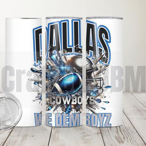 Sports Themed PNG Bundle, Ultimate Fan Pack - Apparel & 20oz Tumbler PNG Bundle, Dallas, We Dem Boyz, Rep Your Team, PNG, Instant Download