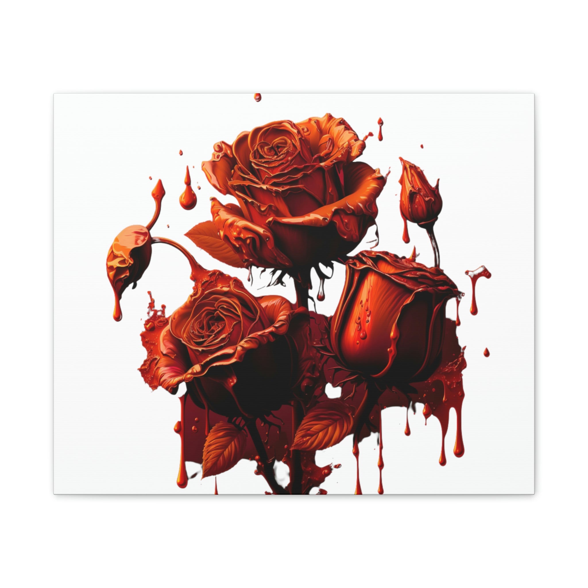 Scarlet Splendor: A Canvas of Large Red Roses