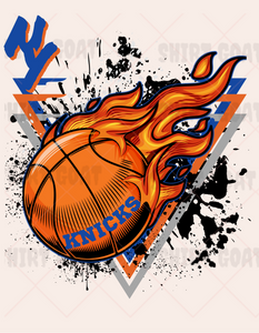 Instant Access PNG Digital Download: NY Knicks Basketball Team - High-Quality Files!