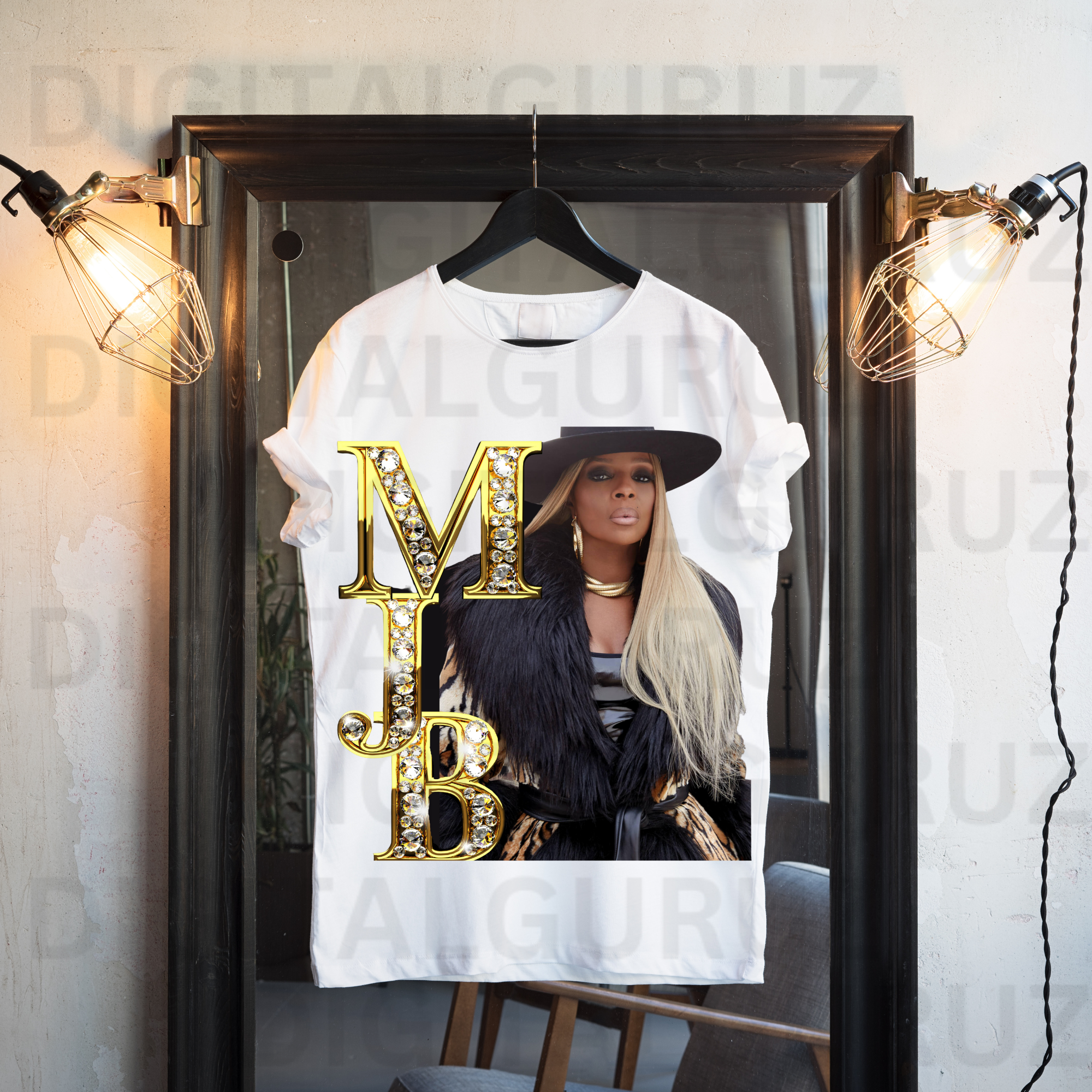 Men's Oversized Mary J Blige License T-shirt