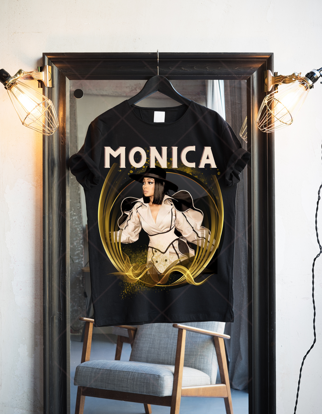 Monica, Mo, ATL, Custom T-Shirt